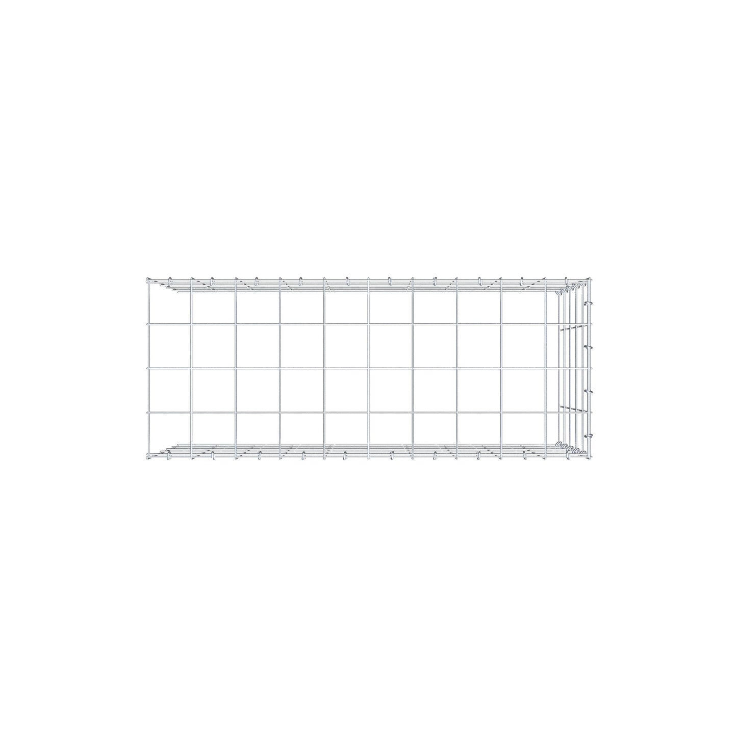 Pile aggiuntivo tipo 4 100 cm x 50 cm x 40 cm (L x H x P), maglia 10 cm x 10 cm, anello a C