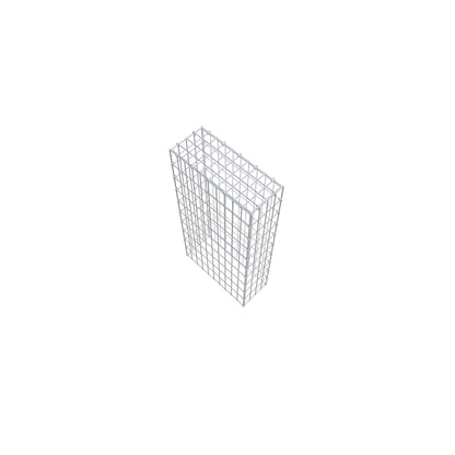Type 3 oplegkorf 100 cm x 50 cm x 20 cm (L x H x D), maaswijdte 5 cm x 10 cm, C-ring