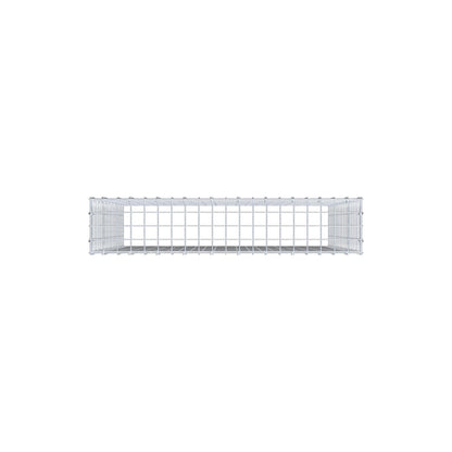 Gabbione fissabile tipo 3 100 cm x 100 cm x 20 cm (L x H x P), maglia 5 cm x 5 cm, anello a C