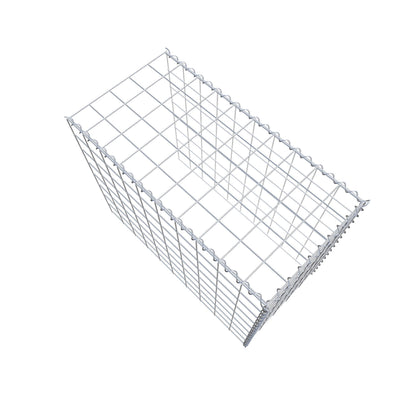 Gabion rapporté type 4 100 cm x 80 cm x 50 cm (L x H x P), mailles 10 cm x 10 cm, spirale