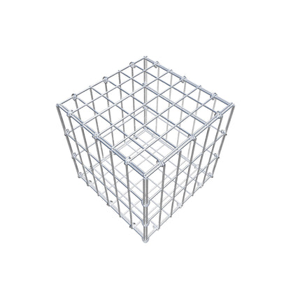 Gabbione 30 cm x 30 cm x 30 cm (L x H x P), maglia 5 cm x 10 cm, anello a C