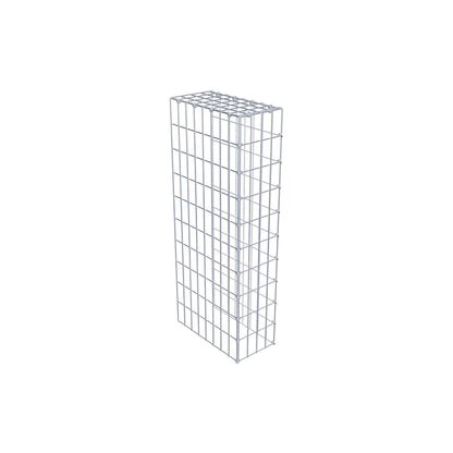 Anbaugabione Typ 4 100 cm x 40 cm x 20 cm (L x H x T), Maschenweite 5 cm x 10 cm, C-Ring