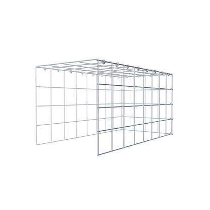 Pila adicional tipo 4 80 cm x 40 cm x 40 cm (L x A x P), malla 10 cm x 10 cm, anillo en C
