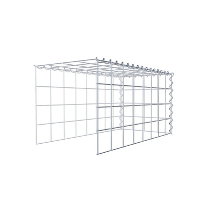 Gabião tipo 4 80 cm x 40 cm x 40 cm (C x A x P), malhagem 10 cm x 10 cm, espiral