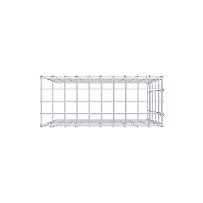 Gabião Tipo 4 50 cm x 50 cm x 20 cm (C x A x P), malhagem 5 cm x 10 cm, anel C