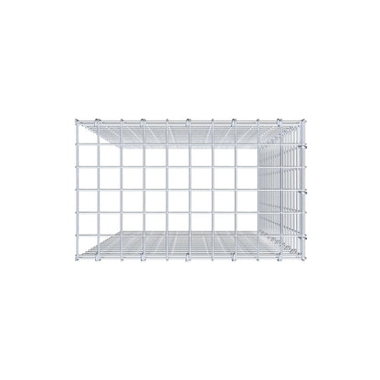 Type 4 oplegkorf 100 cm x 50 cm x 30 cm (L x H x D), maaswijdte 5 cm x 5 cm, C-ring