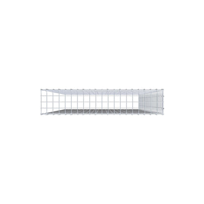 Mounted gabion type 4 200 cm x 100 cm x 20 cm (L x H x D), mesh size 5 cm x 5 cm, C-ring