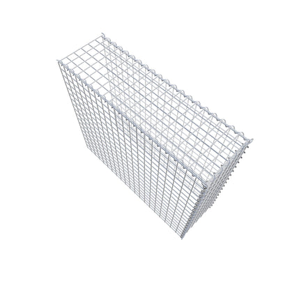 Gabion rapporté type 4 100 cm x 90 cm x 30 cm (L x H x P), mailles 5 cm x 5 cm, spirale