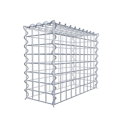 Gabião tipo 3 50 cm x 40 cm x 20 cm (C x A x P), malhagem 5 cm x 5 cm, espiral