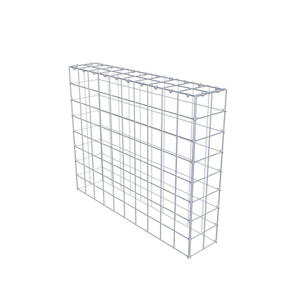 Gavión complementario de tipo 3 100 cm x 80 cm x 20 cm (L x A x P), malla 10 cm x 10 cm, anillo en C