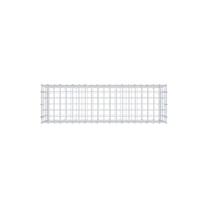 Gabion 100 cm x 40 cm x 30 cm (L x H x D), maskstorlek 5 cm x 10 cm, C-ring
