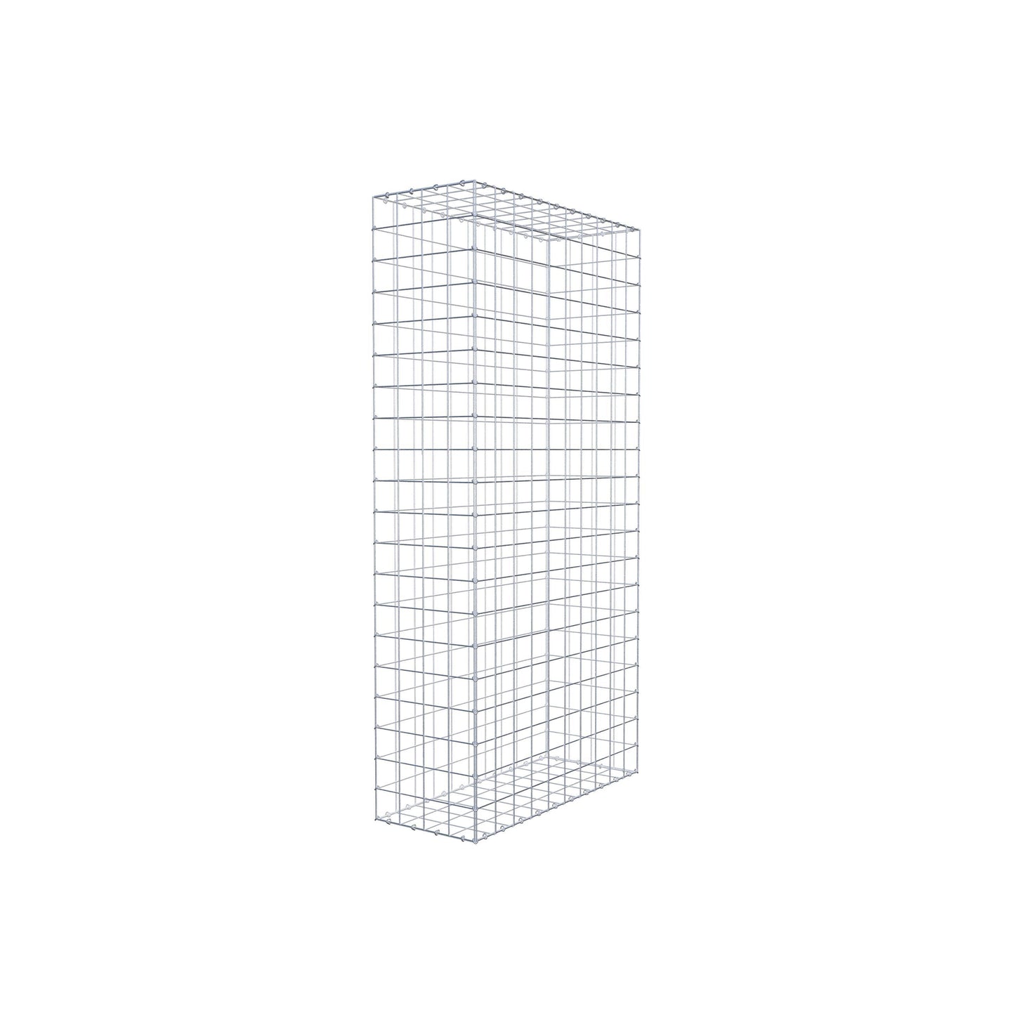 Gabion 200 cm x 100 cm x 40 cm (L x H x D), maskestørrelse 10 cm x 10 cm, C-ring