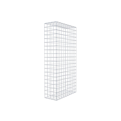 Gabion 200 cm x 100 cm x 40 cm (L x H x D), maskestørrelse 10 cm x 10 cm, C-ring