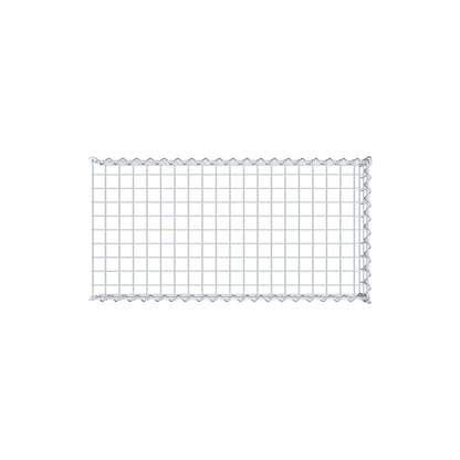Gabião Tipo 4 100 cm x 20 cm x 50 cm (C x A x P), malhagem 5 cm x 10 cm, espiral