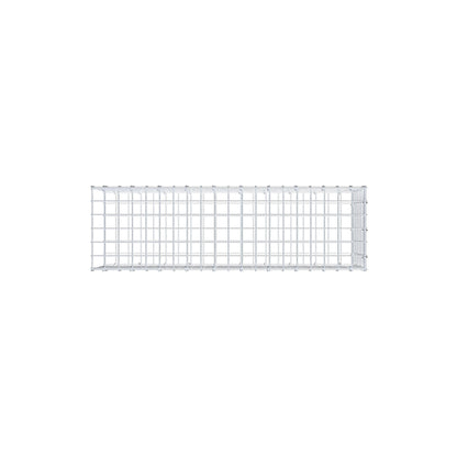 Gabbione aggiuntivo tipo 2 100 cm x 30 cm x 30 cm (L x A x P), maglia 5 cm x 5 cm, anello a C