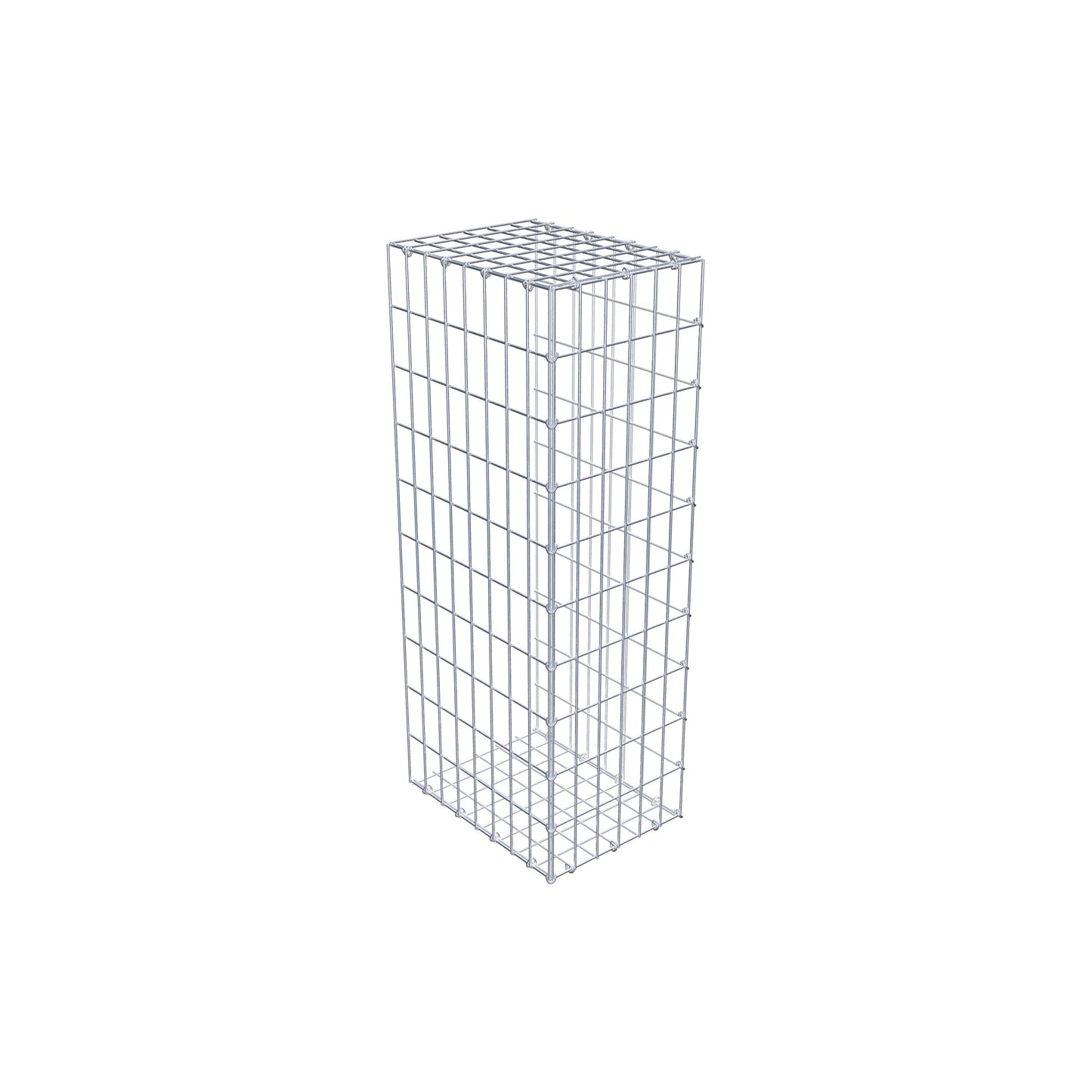 Fourche rapportée type 2 100 cm x 40 cm x 30 cm, mailles 5 cm x 10 cm, anneau en C