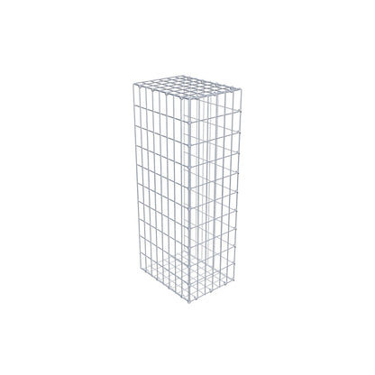 Fourche rapportée type 2 100 cm x 40 cm x 30 cm, mailles 5 cm x 10 cm, anneau en C