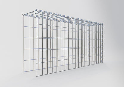 Gavión adicional tipo 4 100 cm x 50 cm x 20 cm (L x A x P), malla 5 cm x 10 cm, en espiral