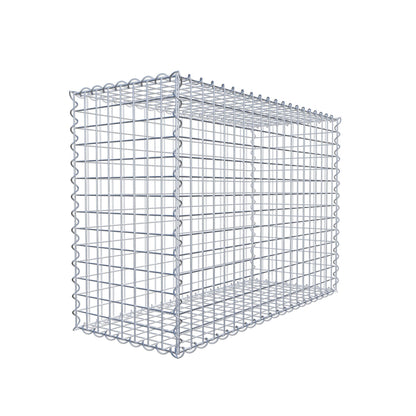 Gabion 100 cm x 70 cm x 40 cm (L x H x D), maskestørrelse 5 cm x 5 cm, spiral
