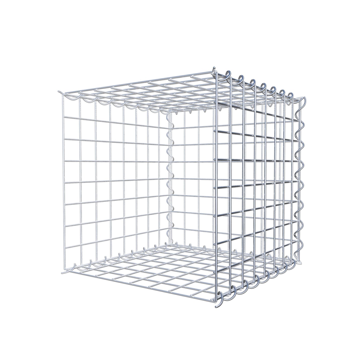 Gavión complementario tipo 2 40 cm x 40 cm x 40 cm (L x A x P), malla 5 cm x 5 cm, espiral