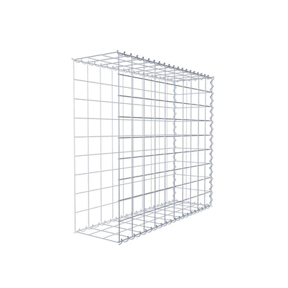 Gabbione aggiuntivo tipo 2 100 cm x 90 cm x 30 cm (L x H x P), maglia 10 cm x 10 cm, spirale
