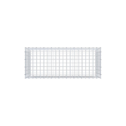 Schanskorf 100 cm x 50 cm x 40 cm (L x H x D), maaswijdte 5 cm x 5 cm, C-ring