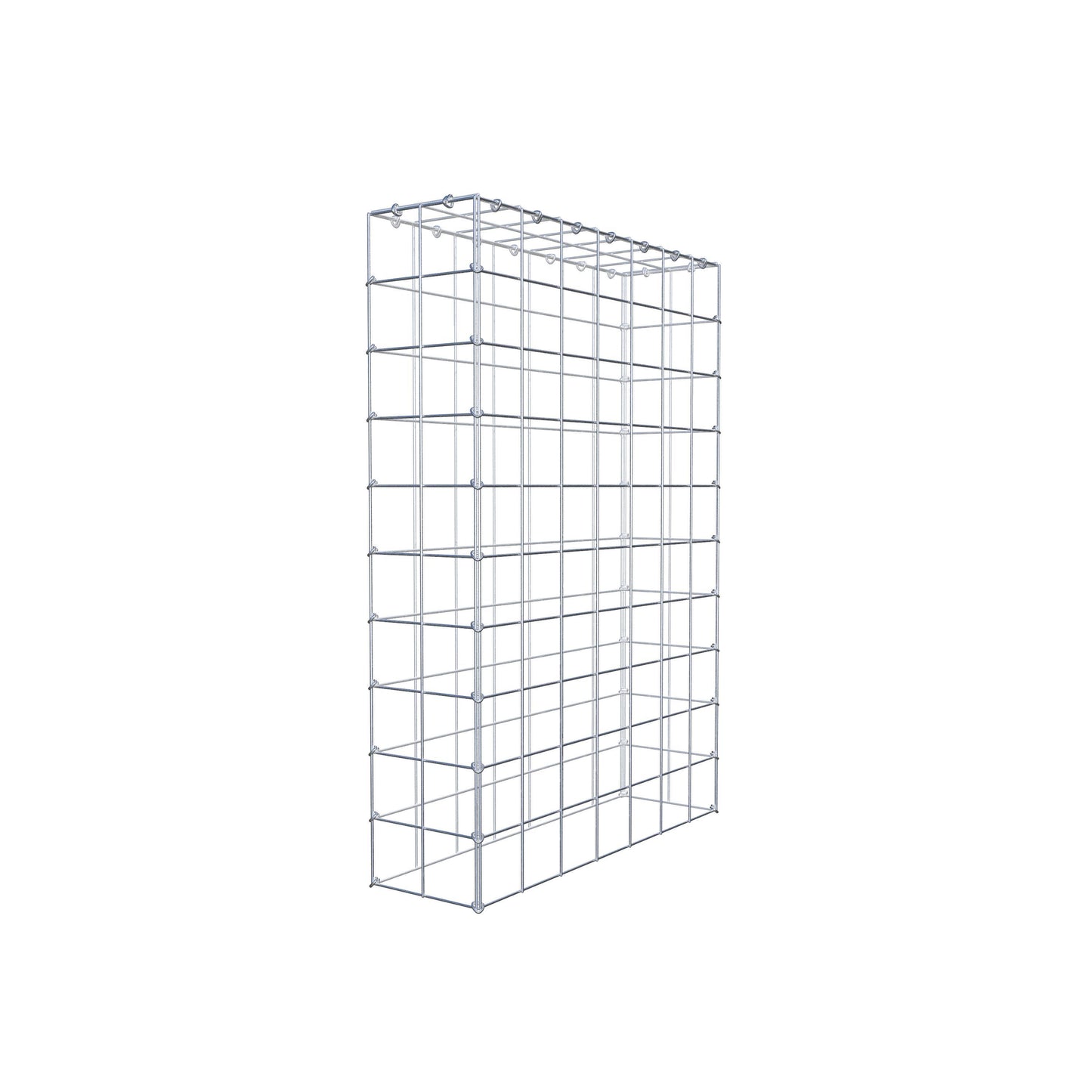 Gabião Tipo 3 100 cm x 70 cm x 20 cm (C x A x P), malhagem 10 cm x 10 cm, anel C