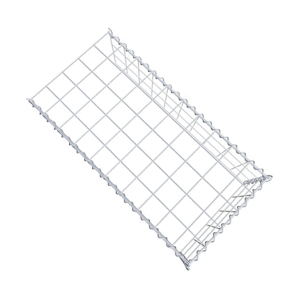 Opvokset gabion type 4 100 cm x 30 cm x 50 cm (L x H x D), maskestørrelse 10 cm x 10 cm, spiral