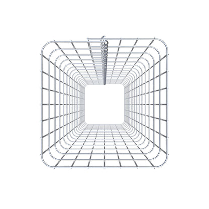 Colonne de gabion carrée 37 cm x 37 cm, 160 cm de hauteur, MW 5 cm x 10 cm