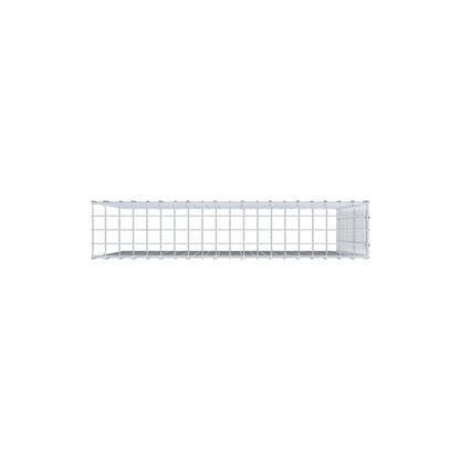 Mounted gabion type 4 100 cm x 90 cm x 20 cm (L x H x D), mesh size 5 cm x 5 cm, C-ring