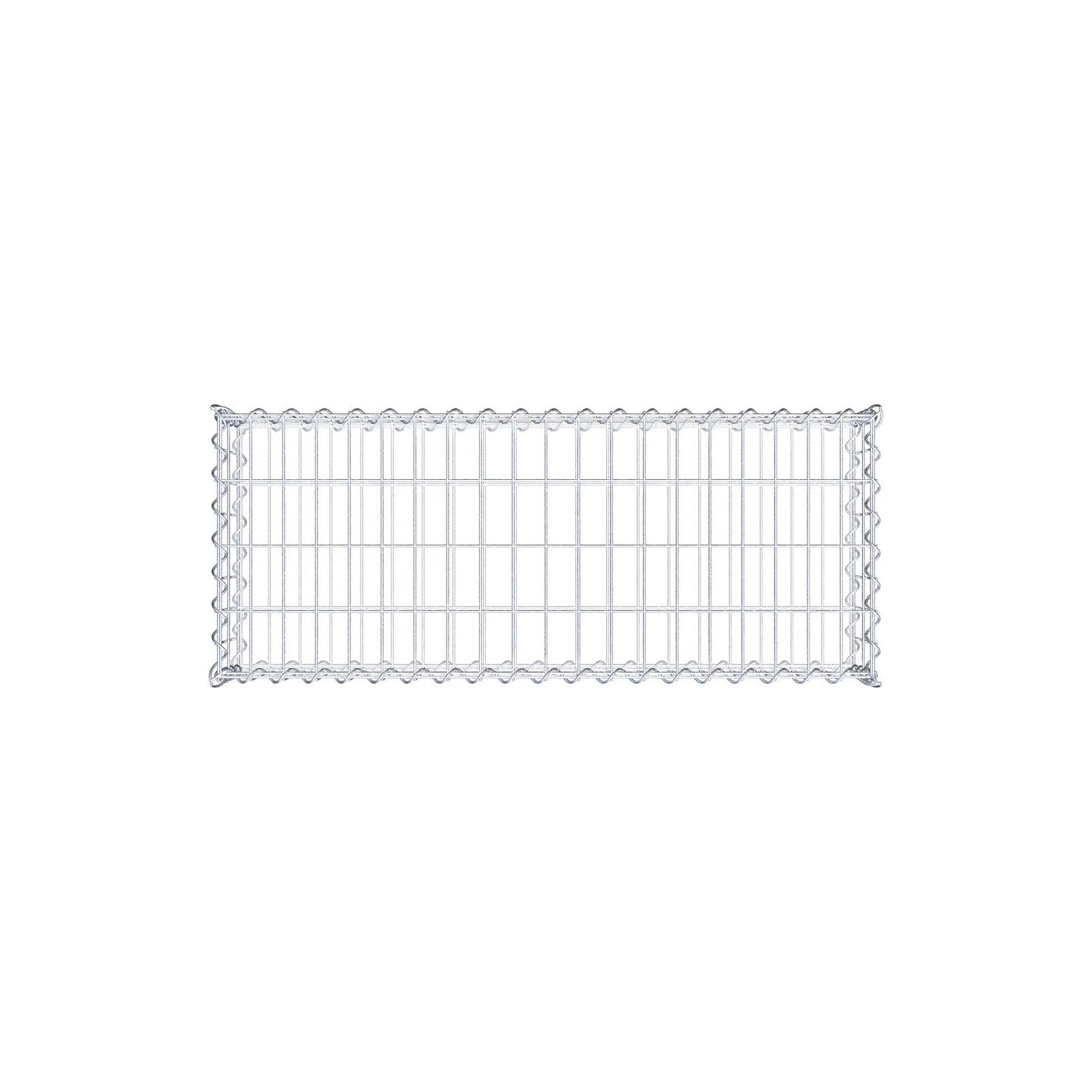 Gabion 100 cm x 20 cm x 40 cm (L x H x D), mesh size 5 cm x 10 cm, spiral