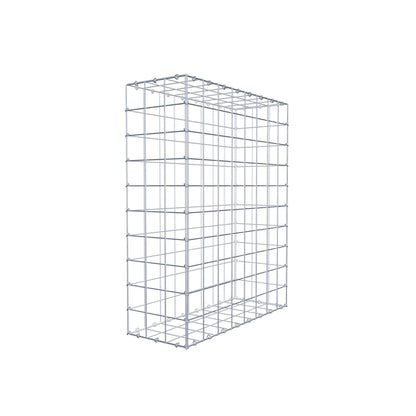 Gavión 100 cm x 80 cm x 30 cm (L x A x P), malla 10 cm x 10 cm, anillo en C