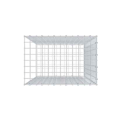 Gavión complementario de tipo 2 100 cm x 60 cm x 40 cm (largo x alto x fondo), malla 5 cm x 5 cm, anillo en C