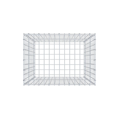 Gavión complementario de tipo 3 100 cm x 70 cm x 50 cm (L x A x P), malla 5 cm x 10 cm, anillo en C
