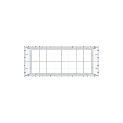 Anbaugabione Typ 3 100 cm x 70 cm x 40 cm (L x H x T), Maschenweite 10 cm x 10 cm, C-Ring