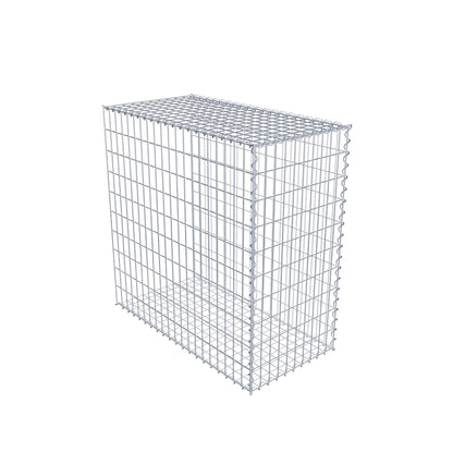 Gabion rapporté type 2 100 cm x 100 cm x 50 cm (L x H x P), mailles 5 cm x 10 cm, spirale