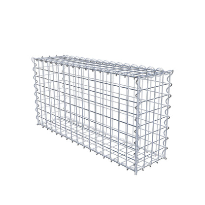 Gabion 80 cm x 40 cm x 20 cm (L x H x D), maskestørrelse 5 cm x 5 cm, spiral