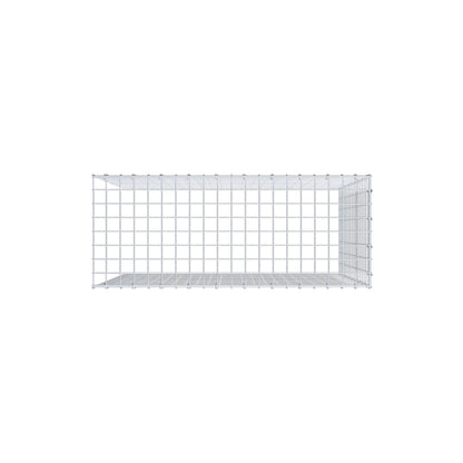 Gabbione aggiuntivo tipo 4 100 cm x 90 cm x 40 cm (L x H x P), maglia 5 cm x 5 cm, anello a C