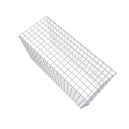 Typ 4 påbyggnadsgabion 100 cm x 60 cm x 40 cm (L x H x D), maskstorlek 5 cm x 10 cm, C-ring
