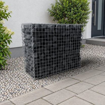 Gabion 100 cm x 80 cm x 40 cm (L x H x P), mailles 5 cm x 5 cm, spirale