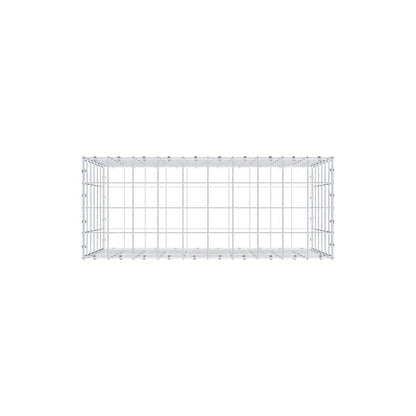 Gabbione 100 cm x 60 cm x 40 cm (L x H x P), maglia 10 x 10 cm, anello a spirale