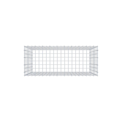 Gabião Tipo 3 100 cm x 90 cm x 40 cm (C x A x P), malhagem 5 cm x 10 cm, anel C