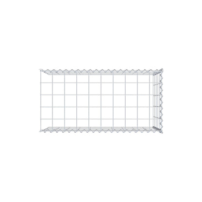 Grown-on gabion type 4 100 cm x 50 cm x 50 cm (L x H x D), mesh size 10 cm x 10 cm, spiral