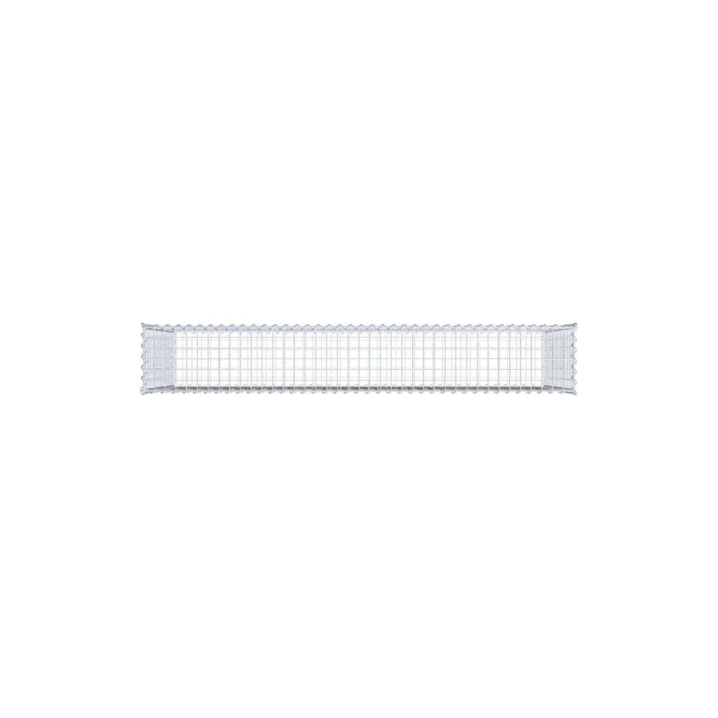 Gabion 200 cm x 100 cm x 30 cm (L x H x D), mesh size 5 cm x 5 cm, spiral