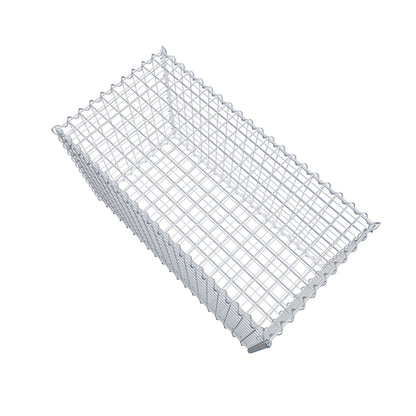 Gavión 100 cm x 60 cm x 50 cm (largo x alto x fondo), malla 5 cm x 5 cm, en espiral