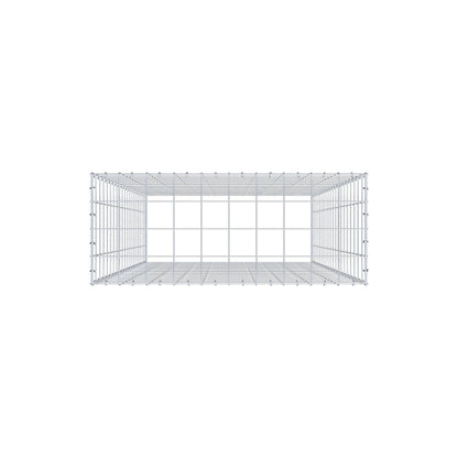 Anbaugabione Typ 3 200 cm x 100 cm x 40 cm (L x H x T), Maschenweite 10 cm x 10 cm, C-Ring
