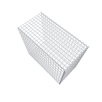 Gabbione aggiuntivo tipo 2 100 cm x 90 cm x 50 cm (L x H x P), dimensione maglia 5 cm x 10 cm, a spirale