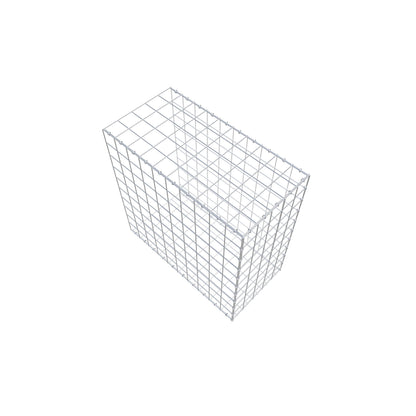 Monteret gabion type 2 100 cm x 100 cm x 50 cm (L x H x D), maskestørrelse 10 cm x 10 cm, C-ring