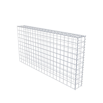 Gabião tipo 4 200 cm x 100 cm x 20 cm (C x A x P), malhagem 10 cm x 10 cm, espiral