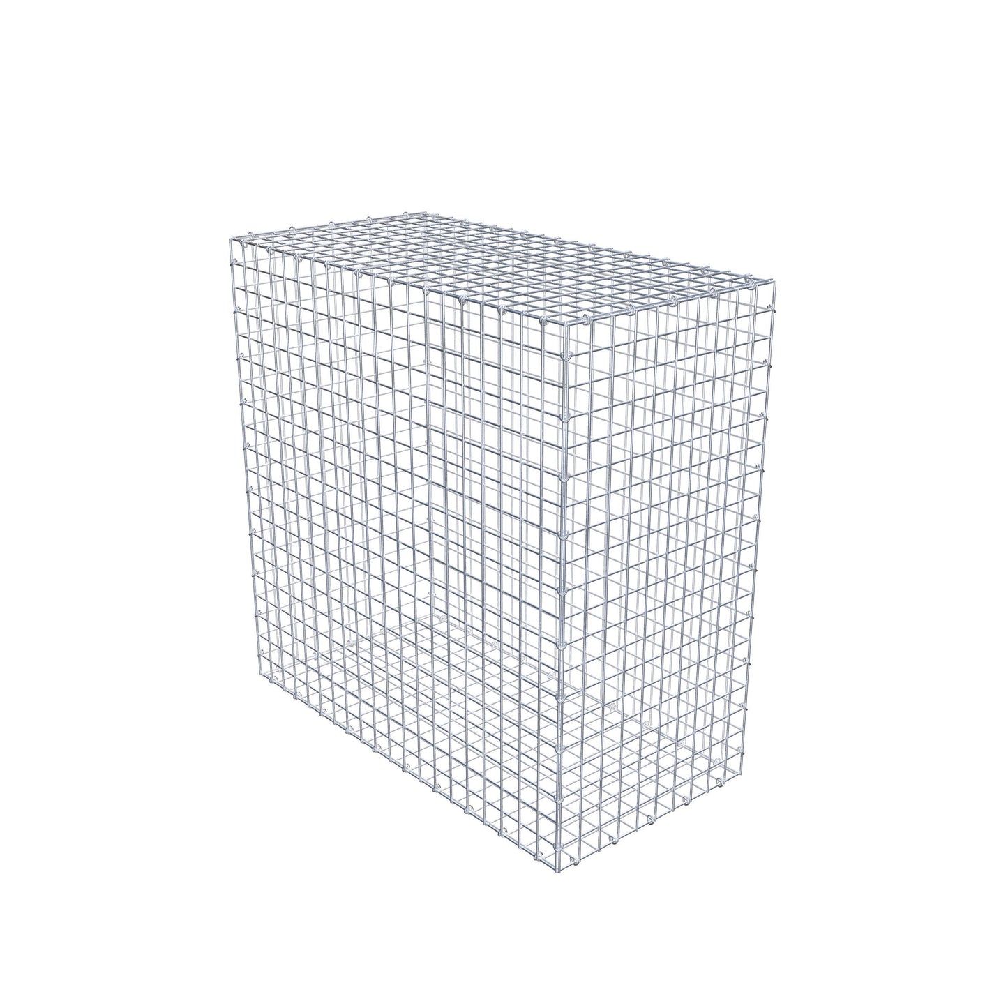 Gabione 100 cm x 100 cm x 50 cm (L x H x T), Maschenweite 5 cm x 5 cm, C-Ring